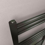 Eastbrook Wendover Straight Heated Towel Rail in Brushed Gunmetal