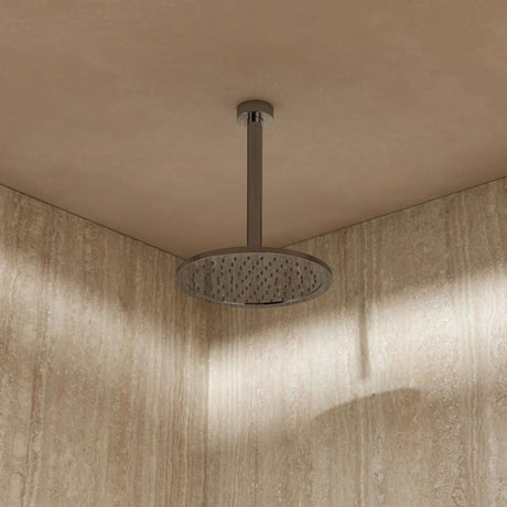 Crosswater Fixed Shower Head Crosswater Dial 225mm Round Fixed Shower Head in Chrome