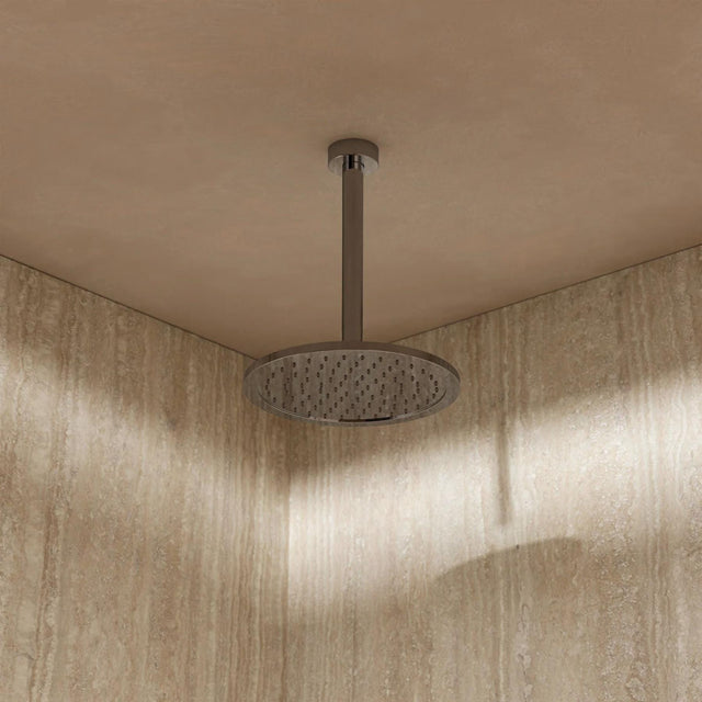 Crosswater Fixed Shower Head Crosswater Dial 225mm Round Fixed Shower Head in Chrome