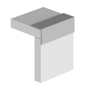 Multipanel Wall Panel 2450mm / Satin Silver Multipanel Wall Profile - Angle Profile - Type 102 - 2450mm/2750mm
