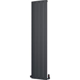 Aquarius Bathrooms Panel Radiator 1800 x375mm / Black Aquarius Maxx Vertical Panel Radiator