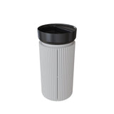 Saneux Oxford 400mm Floor Standing Round Fluted Vanity Unit with Basin