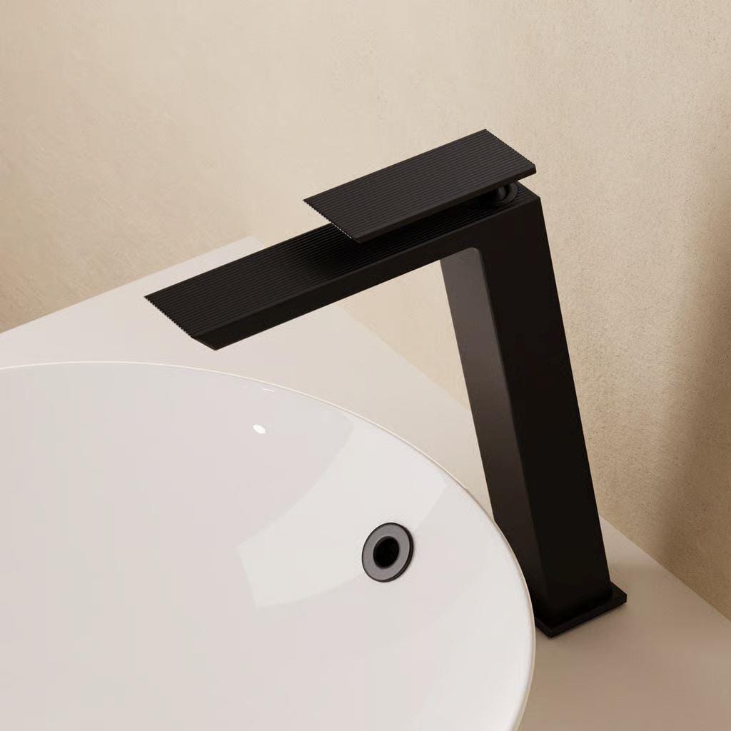 Crosswater Tall Basin Tap Matt Black Crosswater Limit Tall Mono Basin Mixer Tap