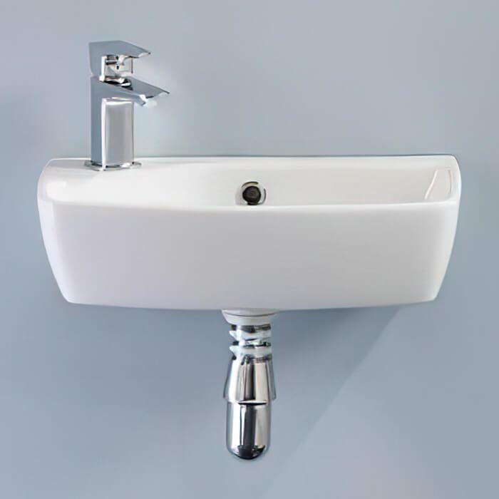 Britton Cloakroom Basin Britton MyHome 1 Tap Hole 450mm Cloakroom Basin