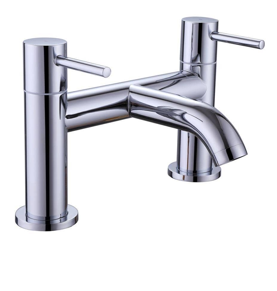 Aquarius Bathrooms Exposed Shower Set Aquarius RF-Series Complete Shower Brassware Pack with Basin Mixer, Bath Mixer & Exposed Shower