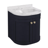 Eastbrook Wall Mounted Vanity Unit Eastbrook Hardwick Traditional 500mm Wall Hung Vanity Unit with Basin