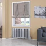 Eastbrook Column Radiator 600 x 1148 / Electric Only Eastbrook Rivassa Traditional 2 Column Radiator in Chrome Effect
