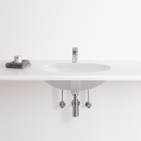 Villeroy & Boch Undercounter Basin Villeroy & Boch O.Novo 600mm Undercounter Basin with Overflow in White Alpin