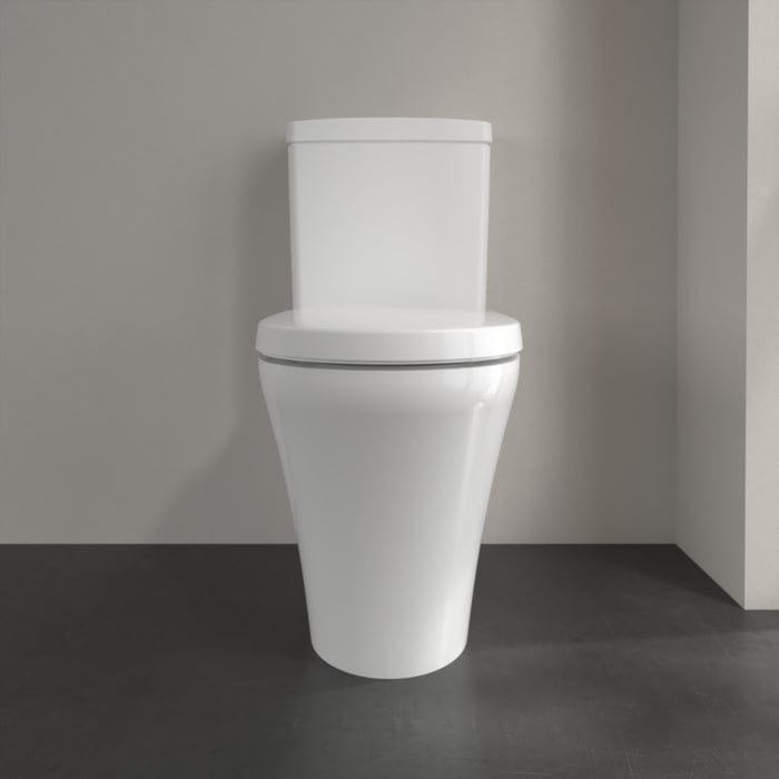 Villeroy & Boch Close Coupled Toilet Villeroy & Boch O.novo Comfort Height Close Coupled Toilet with Soft Close Seat