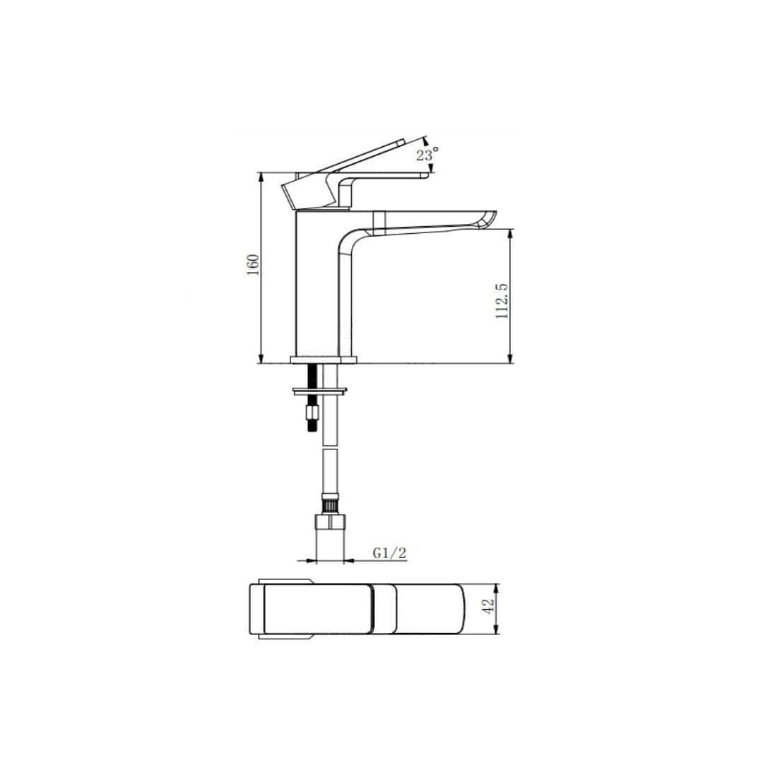 Aquarius Bathrooms Bath Shower Mixer Aquarius Hydro Complete Bath Brassware Pack with Basin Mixer, Bath and Shower Mixer