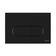 Vitra Flush Plate Gloss Black VitrA Loop Round Mechanical Flush Plate