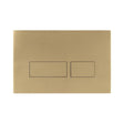 Aquarius Flush Plate Brushed Brass Aquarius Drake Rectangular Flush Plate