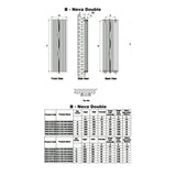 Reina Panel Radiator Reina Neva Vertical Double Panel Central Heating Radiator