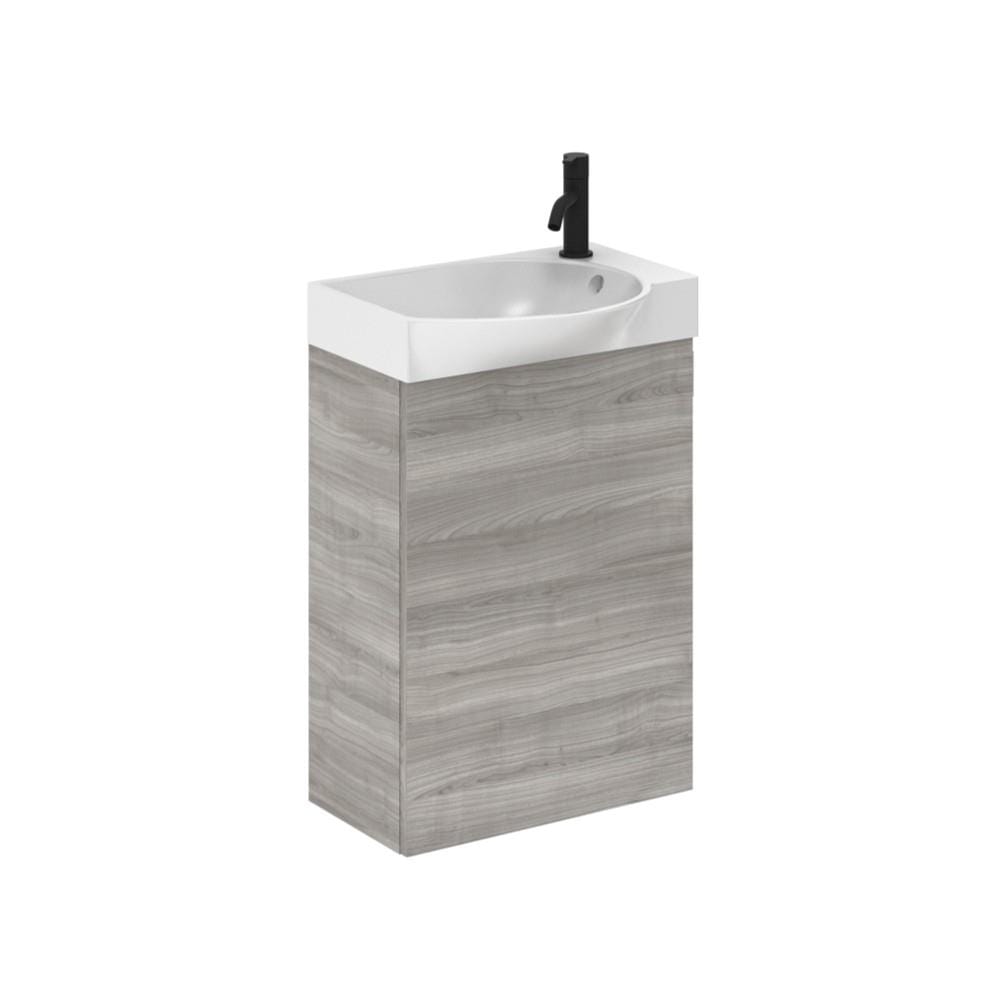 Roca Cloakroom Vanity Unit Roca Bosco 450mm Wall Mounted Cloakroom Vanity Unit with Basin