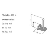 Smedbo Villa Traditional Spare Toilet Roll Holder