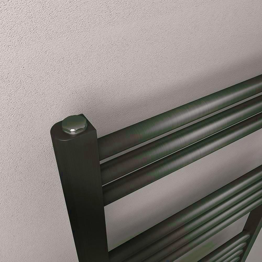 Eastbrook Wendover Straight Heated Towel Rail in Brushed Gunmetal