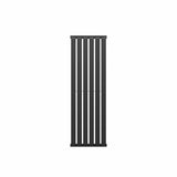 Crosswater Panel Radiator Crosswater Limit Vertical Designer Radiator in Metallic Black