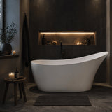 Heritage Modern Freestanding Bath Heritage Lydford Freestanding Acrylic Single Ended Slipper Bath