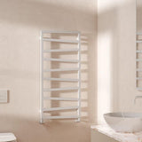 Crosswater Designer Towel Radiator Crosswater Wedge Designer Towel Rail in Soft White Matt