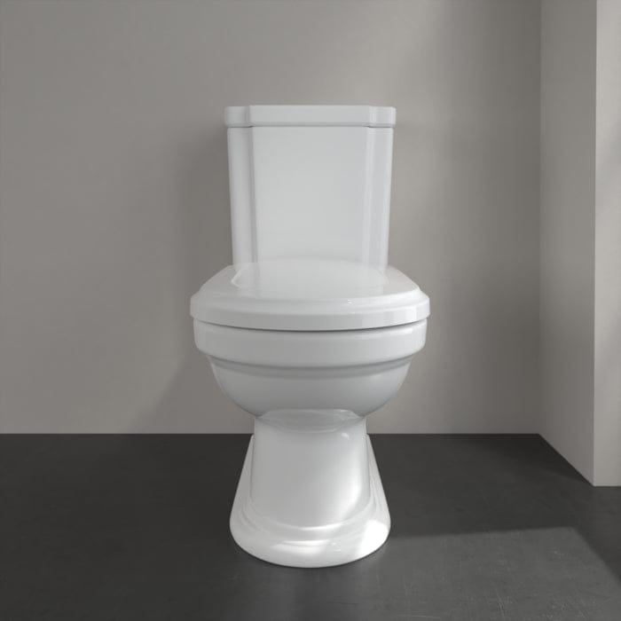Villeroy & Boch Close Coupled Toilet Villeroy & Boch Hommage Traditional Close Coupled Toilet with Seat