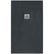 Tissino Rectangle Shower Tray 900 x 800mm Tissino Giorgio2 Rectangle Shower Tray in Graphite Slate