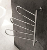 Reina Designer Towel Radiator Reina Orne 750 x 550mm Electric Only Towel Radiator in Polished Stainless Steel
