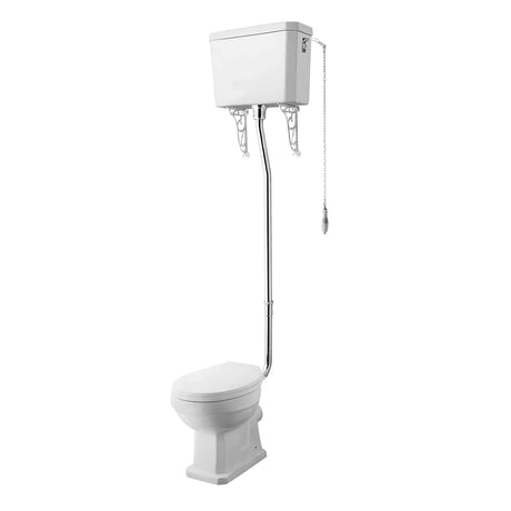 Aquarius Bathrooms High Level Toilet Aquarius Harewood Traditional High Level Toilet with Soft Close Seat