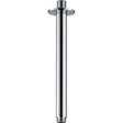 Imex Fixed Shower Arm Chrome Imex 200mm Round Ceiling Mounted Shower Arm