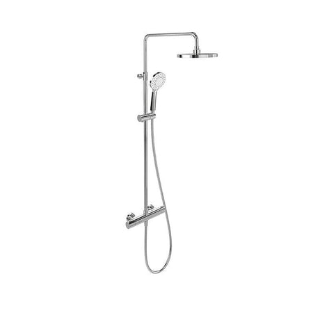 Villeroy & Boch Exposed Shower Set Villeroy & Boch Universal Exposed Thermostatic Shower Valve Set with Riser Kit, Showerhead and Handset