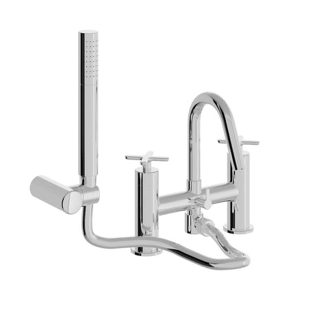 Heritage Bath Shower Mixer Chrome Heritage Salcombe Bath Shower Mixer Tap