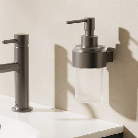 Crosswater Soap Dispenser Slate Crosswater Velo Wall Mounted Soap Dispenser