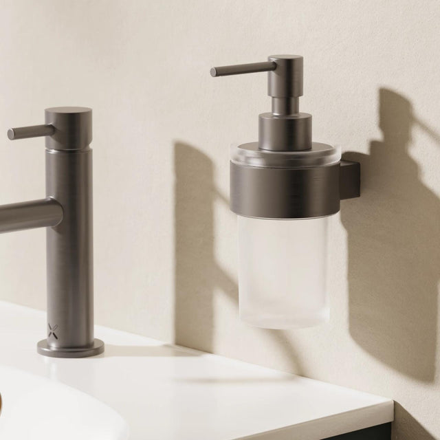Crosswater Soap Dispenser Slate Crosswater Velo Wall Mounted Soap Dispenser