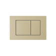 Aquarius Flush Plate Brushed Brass Aquarius Raleigh Square Button Flush Button