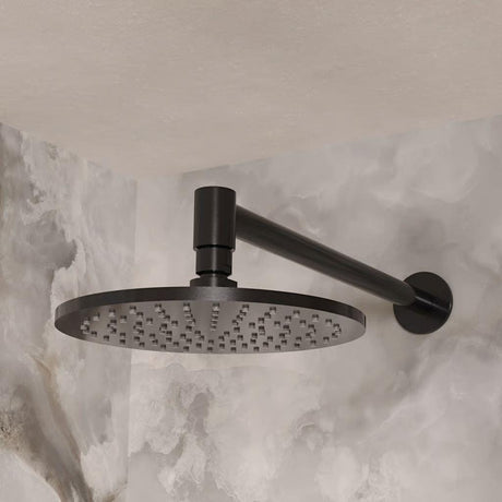 Crosswater Fixed Shower Arm Stainless Slate Crosswater 3ONE6 Wall Shower Arm