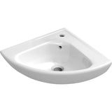 Villeroy & Boch Cloakroom Basin Villeroy & Boch O.novo 415mm Corner Cloakroom  Basin in White Alpin
