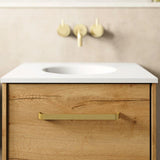 Crosswater Brushed Brass Crosswater Vanity Unit Bar Handle