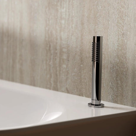 Crosswater Shower Handset Chrome Crosswater MPRO Follow Me Round Shower Handset and Hose