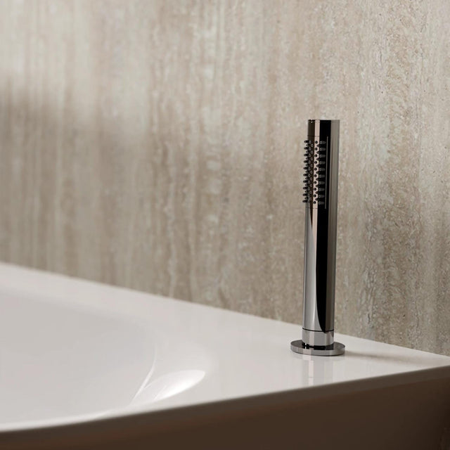 Crosswater Shower Handset Chrome Crosswater MPRO Follow Me Round Shower Handset and Hose