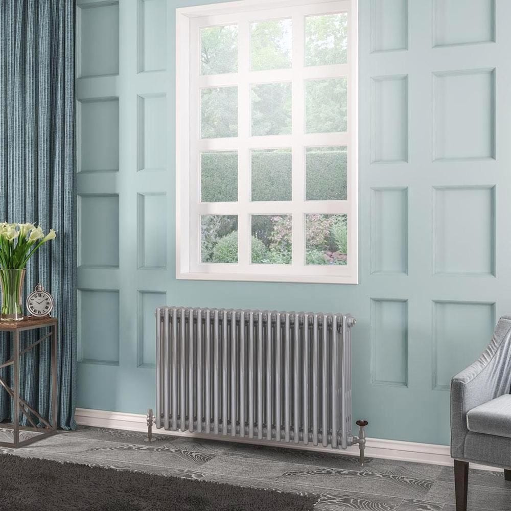 Eastbrook Rivassa Traditional 3 Column Radiator in Chrome Effect