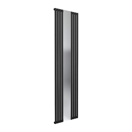 Reina Panel Radiator Black Reina Reflect Vertical Central Heating Radiator with Mirror