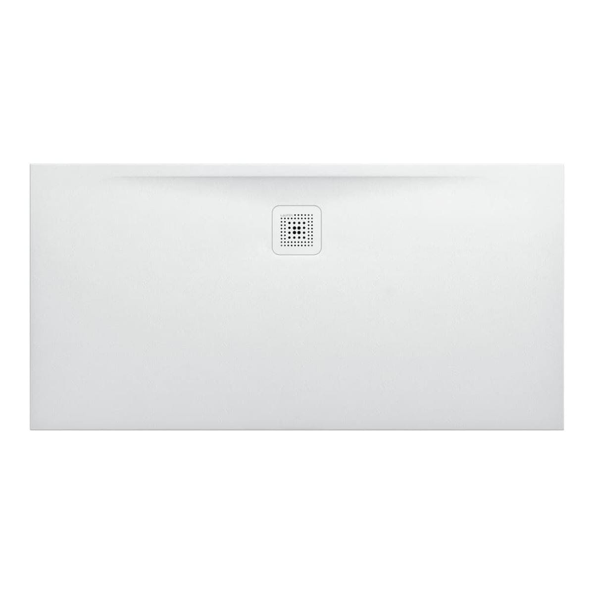 Laufen 1400 x 700mm / Drain on Long Side Laufen Marbond PRO Rectangular Tray with Waste in White