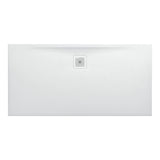 Laufen 1400 x 700mm / Drain on Long Side Laufen Marbond PRO Rectangular Tray with Waste in White