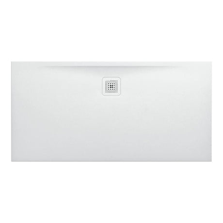 Laufen 1400 x 700mm / Drain on Long Side Laufen Marbond PRO Rectangular Tray with Waste in White