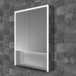 HiB Mirrored Cabinet 600 x 900mm HiB Verve LED Illuminated Mirror Cabinet