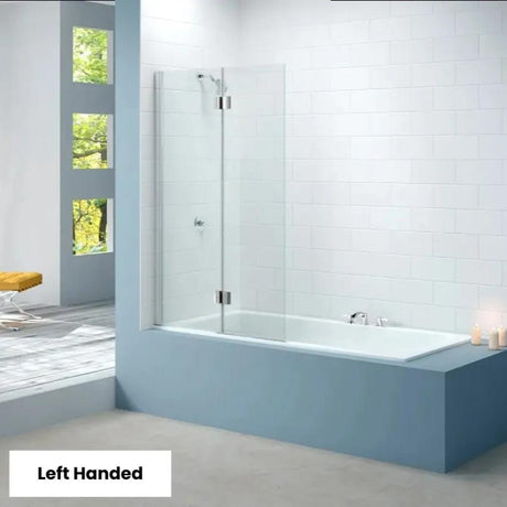 Merlyn Bath Screen Merlyn 8mm 2 Panel Hinged Bath Screen