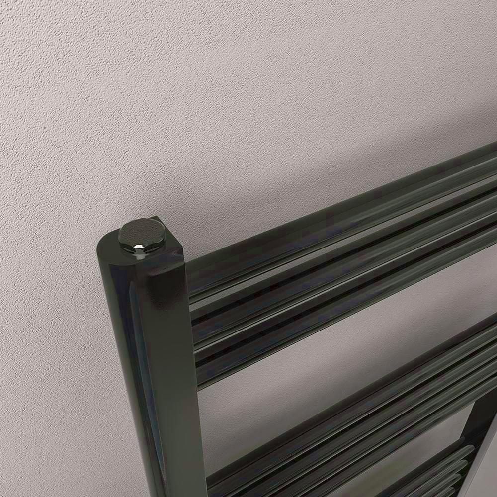 Eastbrook Wendover Straight Heated Towel Rail in Black Gold