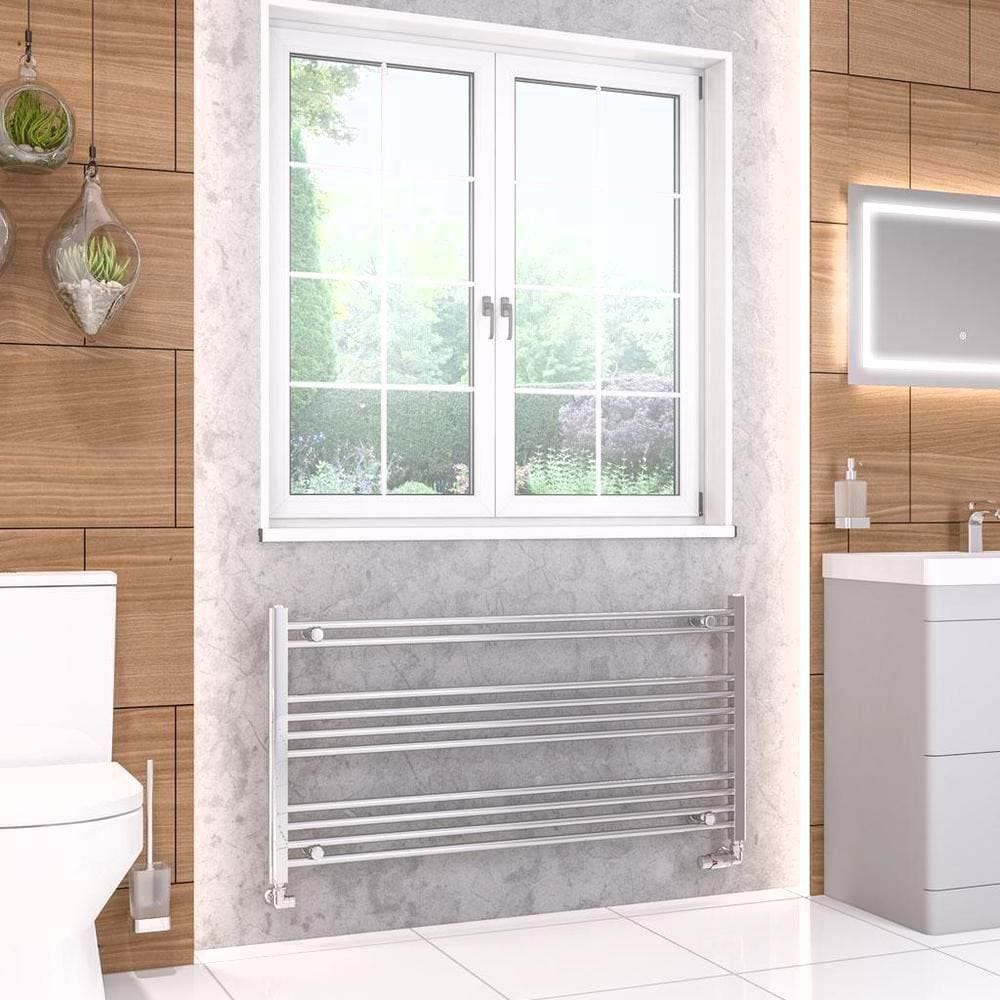 Eastbrook Wendover Straight Heated Towel Rail in Chrome