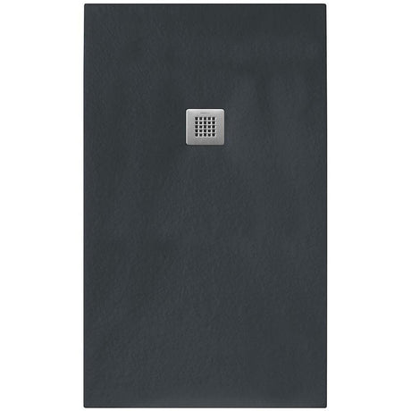 Tissino Rectangle Shower Tray 1200 x 700mm Tissino Giorgio2 Rectangle Shower Tray in Graphite Slate