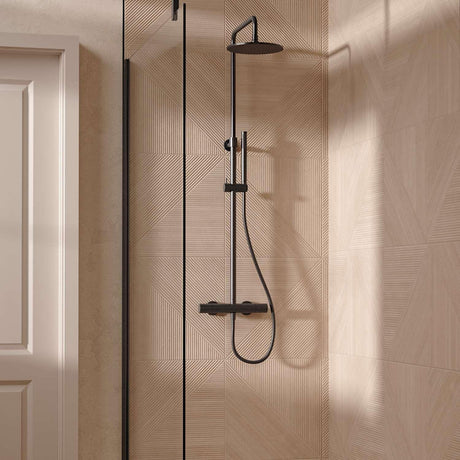 Crosswater Exposed Shower Set Slate Crosswater Central Thermostatic Multifunction Shower Kit