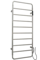 JTP Designer Towel Radiator 1130 x 475 / Stainless Steel JTP AERO Designer Vertical Heated Towel Rail - Electric Only